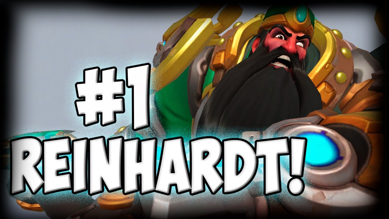 #1 REIN - CLONEMAN16!  INSANE REINHARDT ! OVERWATCH GAMEPLAY SEASON 24 TOP 500
