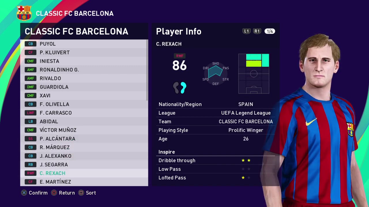 (PS4) PES 2021: Classic Barcelona
