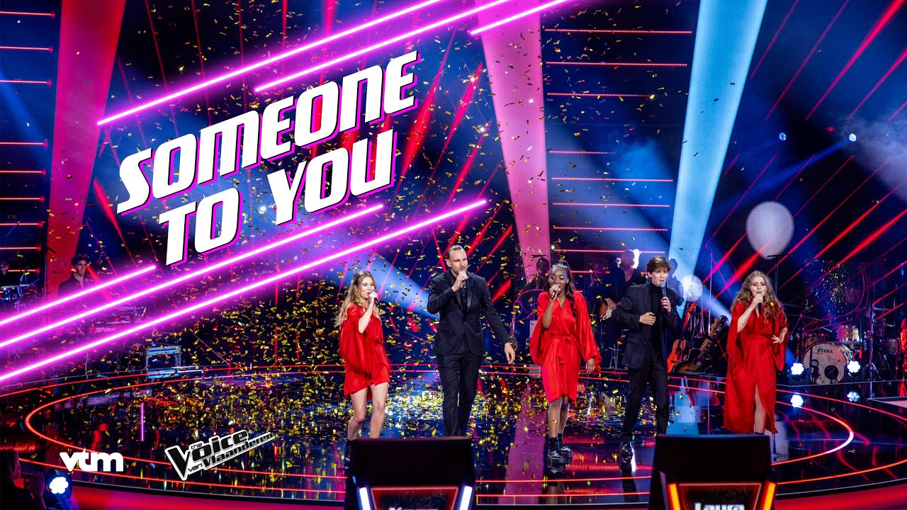 Grace, Joke, Nanou, Simon & Robin - 'Someone to you' | Finale | The Voice van Vlaanderen | VTM