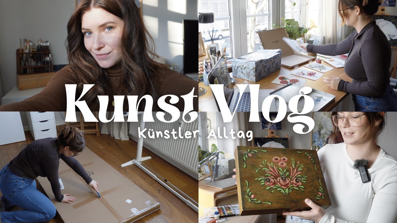 KÜNSTLER ALLTAG | Kreativchaos, Träume & mein Arbeitsalltag gerade ✨