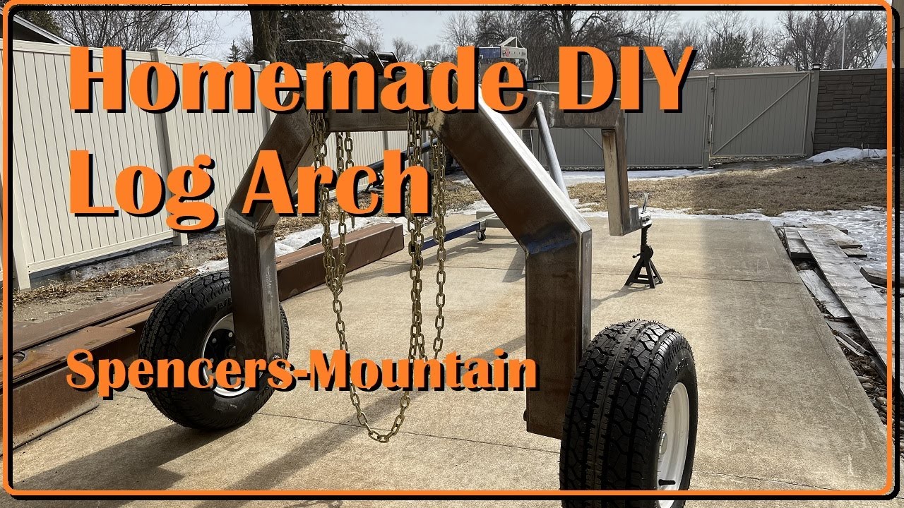 Homemade DIY Log Arch Spencers-Mountain