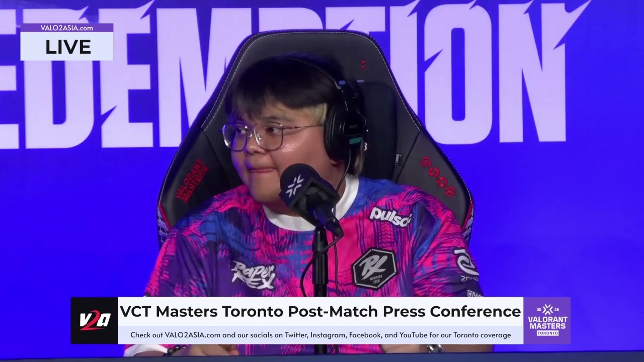 Paper Rex (GEN vs. PRX) VCT Masters Toronto Post-Match Press Conference