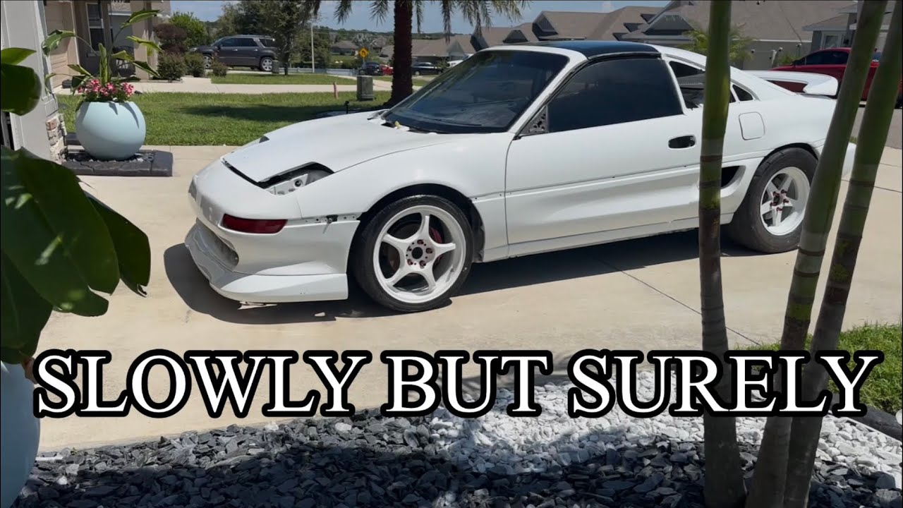MR2 BACK FROM PAINT