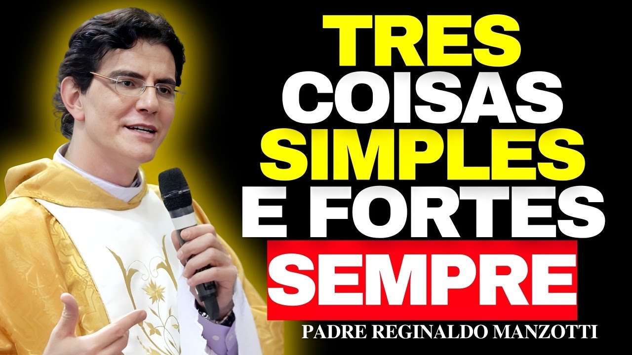 JESUS revelou os 3 OBJETOS que você deve ter no seu BOLSO durante 2026 | Padre Reginaldo Manzotti