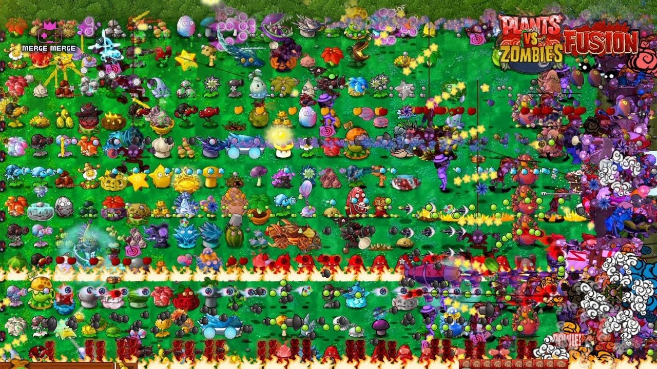 PvZ Fusion - Guarana Edition : Larg Map - Gameplay  15