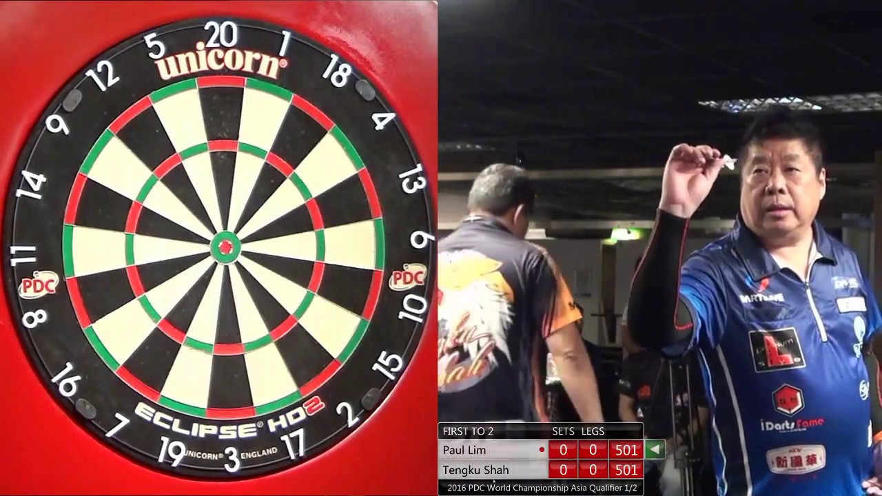 2016/17 PDC World Darts Championship Asia Qualifier Semi-Final:  Paul Lim vs Tengku Shah
