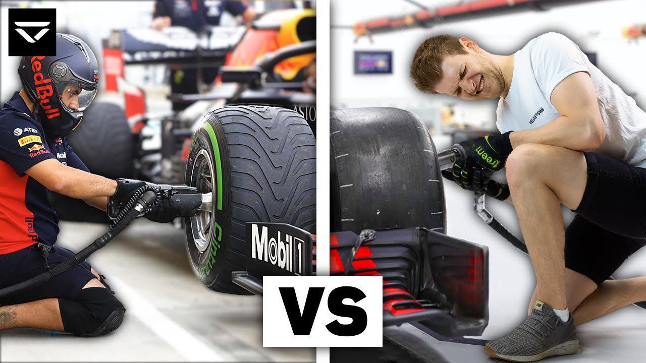 Can We Beat A Formula 1 Pit Stop?