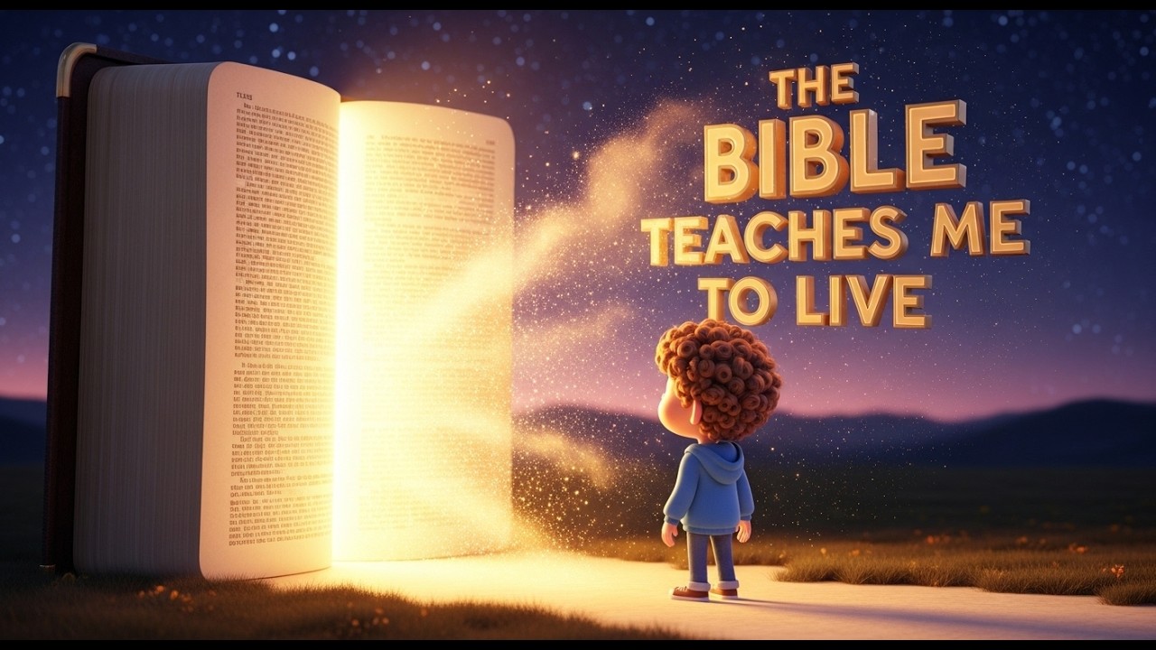 The Bible Teaches Me to Live 📖 | Christian Kids Song (3D Pixar Style Animation)