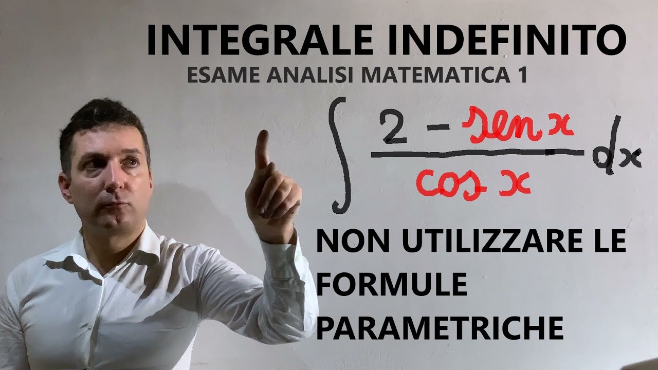 Integrale indefinito analisi matematica 1 .Come risolverlo in tre passaggi