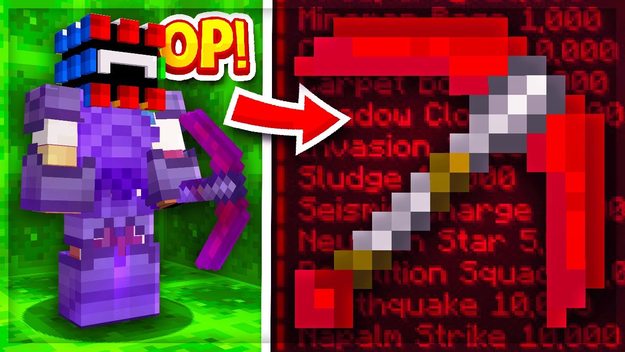 THE ULTIMATE 100% MAXED PICKAXE | Minecraft Prison | McHub Atlantic