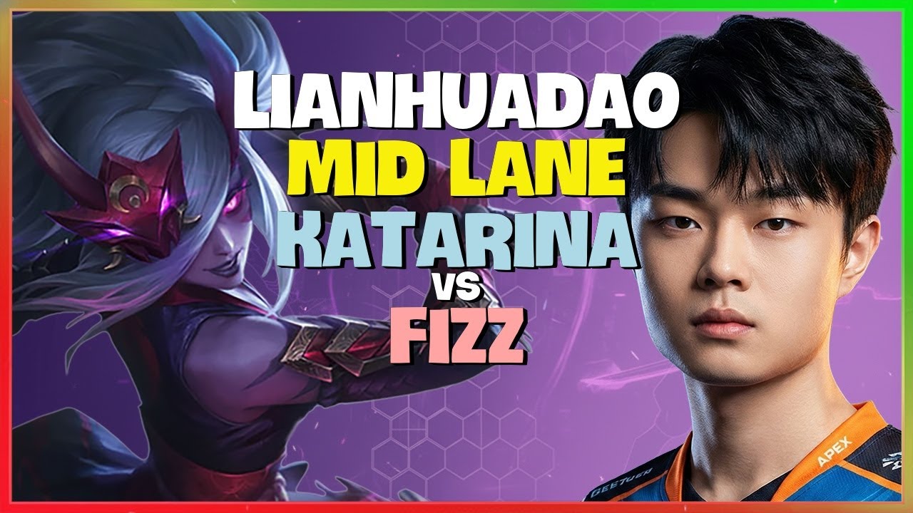 LianHuaDao's Katarina: Grandmaster Rank 1 Super Server Mid Lane Mastery | Engsub