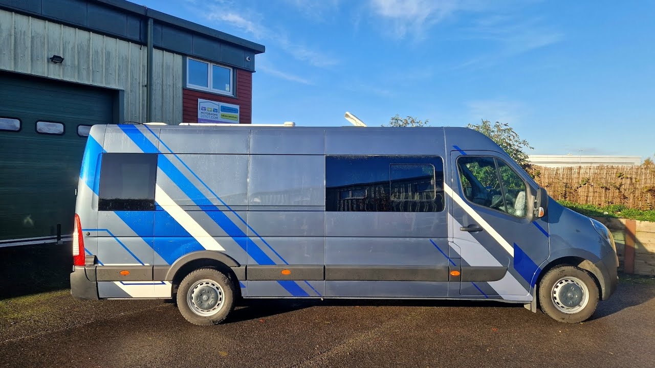 For Sale - Vauxhall Movano XLWB van conversion - ONLY 2000 miles - 2020 (70MY)  garage/ fixed bed