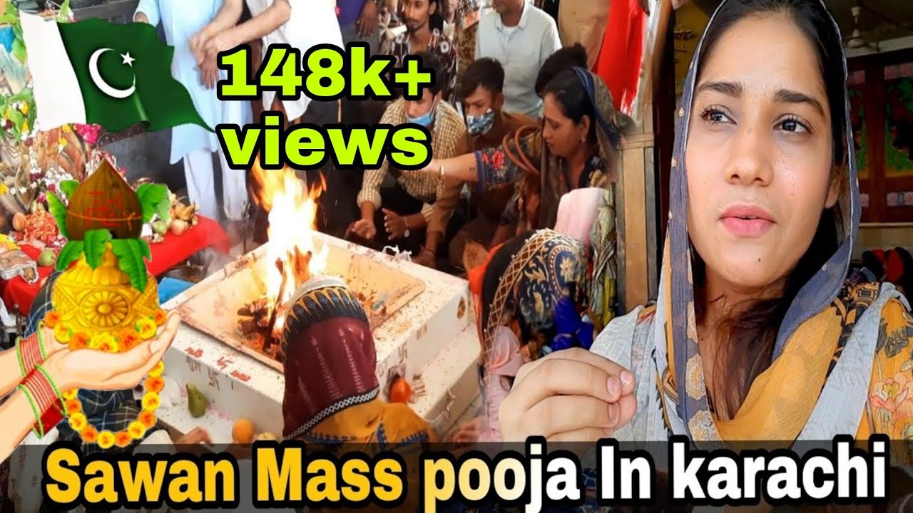 Muslim girl sharing experience of hawan in karachi | sawan mass pooja in Shree Laxmi Narayan Temple