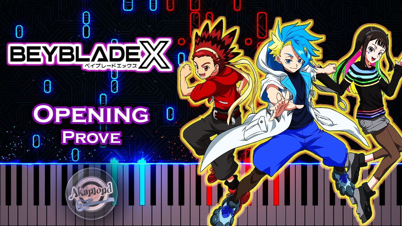 Beyblade X OP Prove Piano Cover and Tutorial