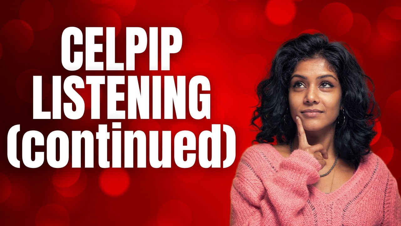 Capture the Facts Before They Escape Celpip Listening Part 2