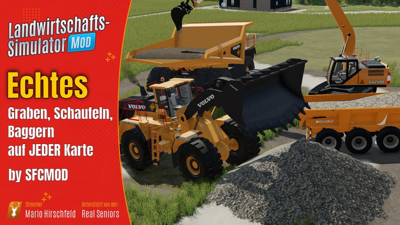 LS22 Mod / Sensation! ECHTES Landscaping mit TERRA FARM / LS22 Modvorstellung