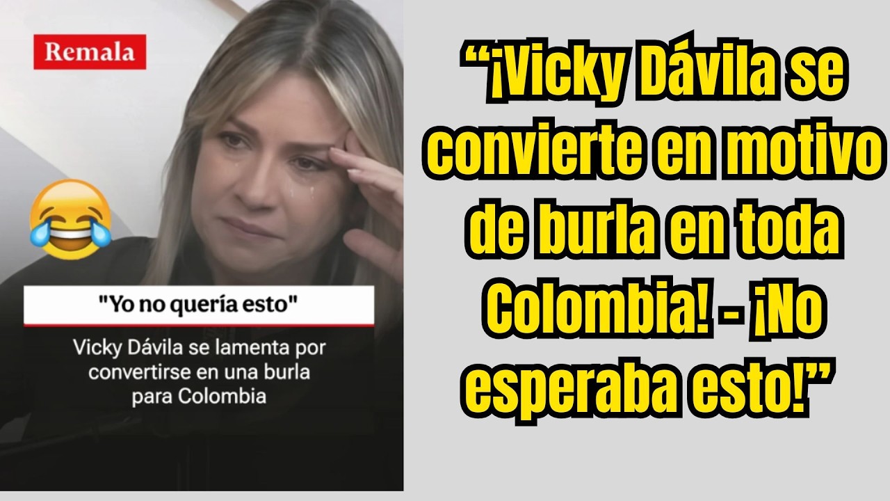 ¡Última hora! Vicky Dávila se convierte en burla nacional|ni sus propios seguidores soportaron esto.