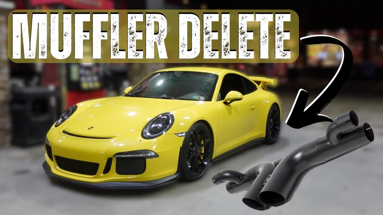 991 GT3 GMG exhaust install