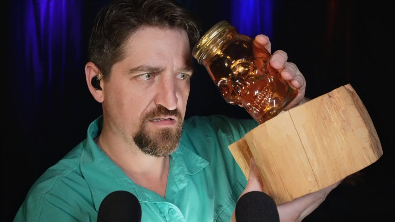 ASMR Skull Water Jar (No Talking) 4-Hr Loop