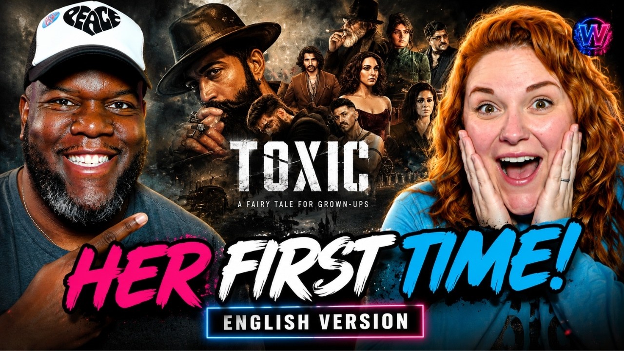 My Wife's FIRST TIME Seeing YASH! | TOXIC English Trailer Reaction