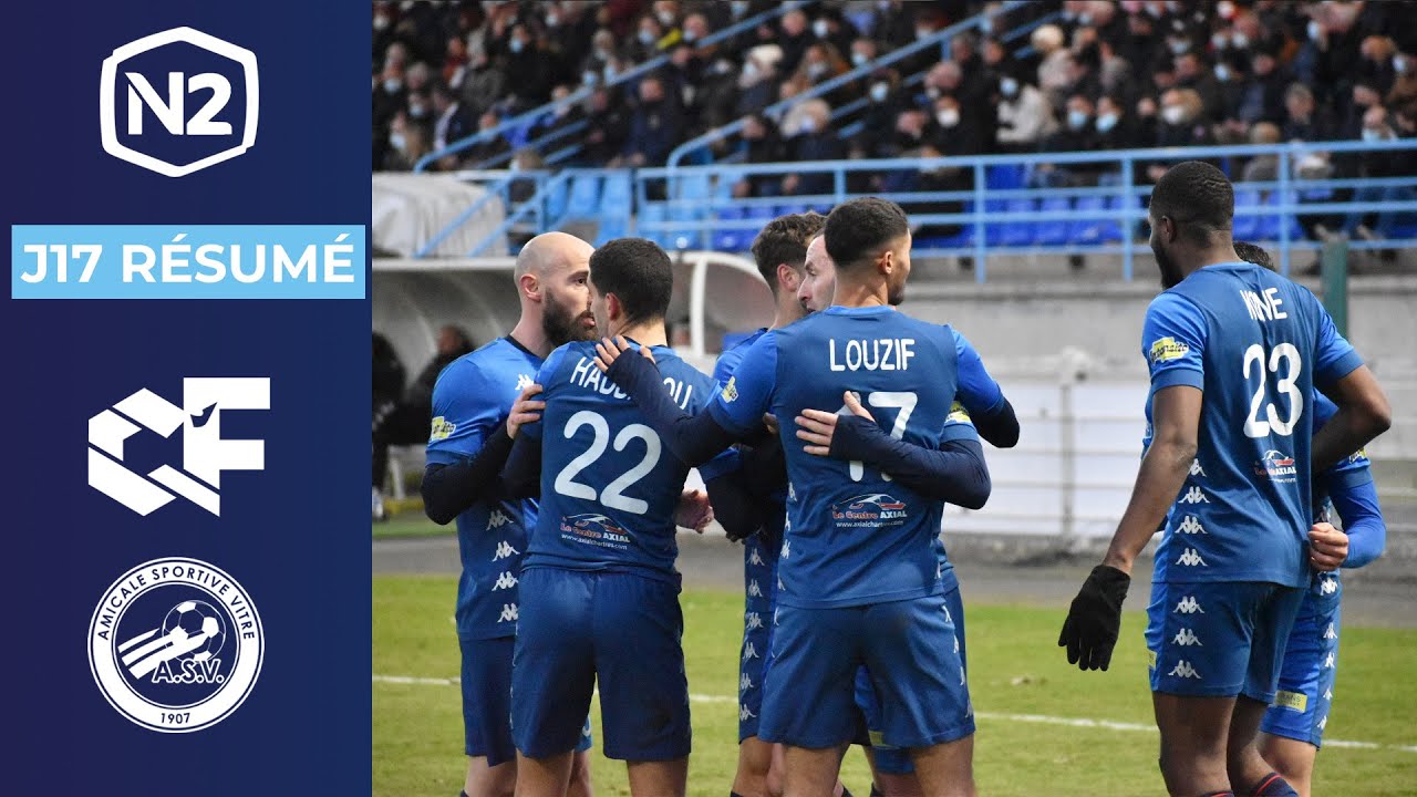 J18 N2 I C'CHARTRES FOOTBALL 5-2 AS VITRÉ - Résumé