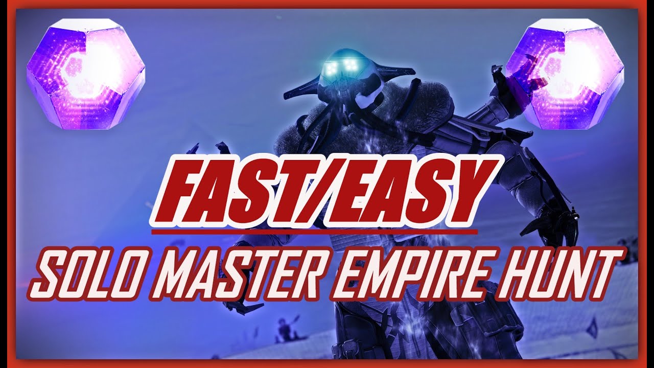 FAST/EASY Pinnacle Reward - Solo Flawless 1280 Master Empire Hunt - The Dark Priestess (Destiny 2)