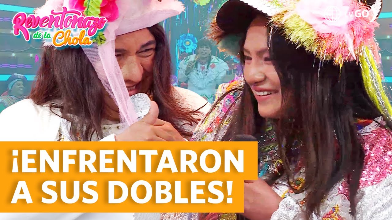 Reventonazo de la chola: Sentimiento Chopcca conoció a sus dobles de terror (HOY)