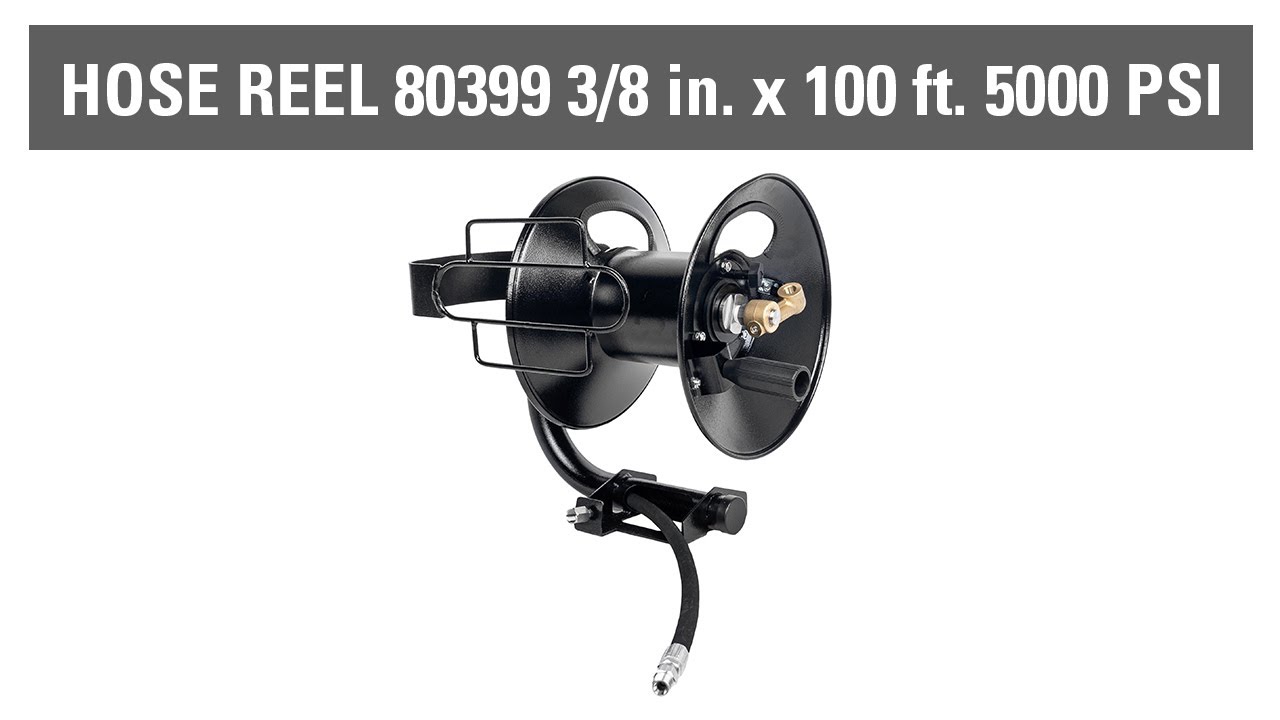 Hose Reel 80399 3/8 in. x 100 ft. 5000 PSI