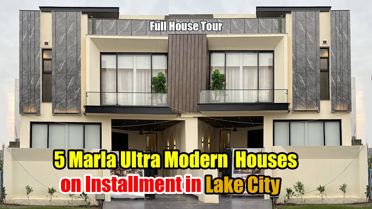 5 Marla Luxury Houses for sale on INSTALMENTS in LAKE CITY Lahore 2025