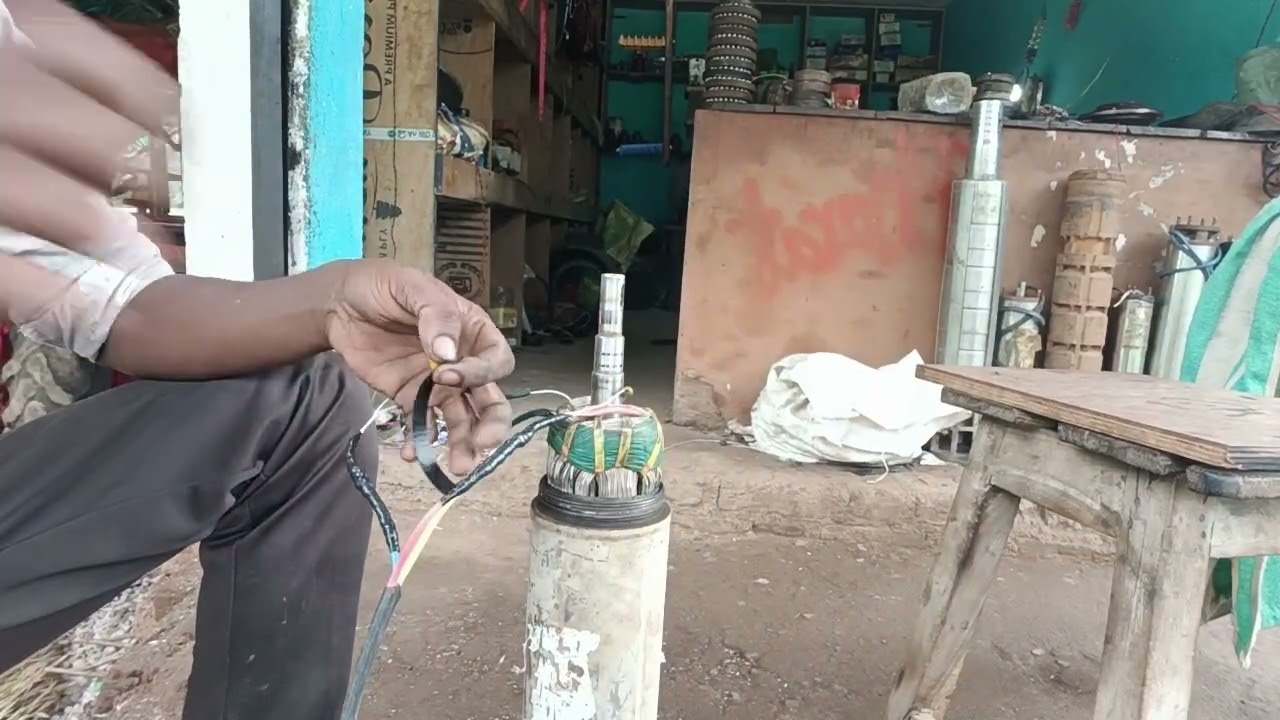 3hp submersible ke connection kaise karen#electrical #trending #experiment #viralvideo 