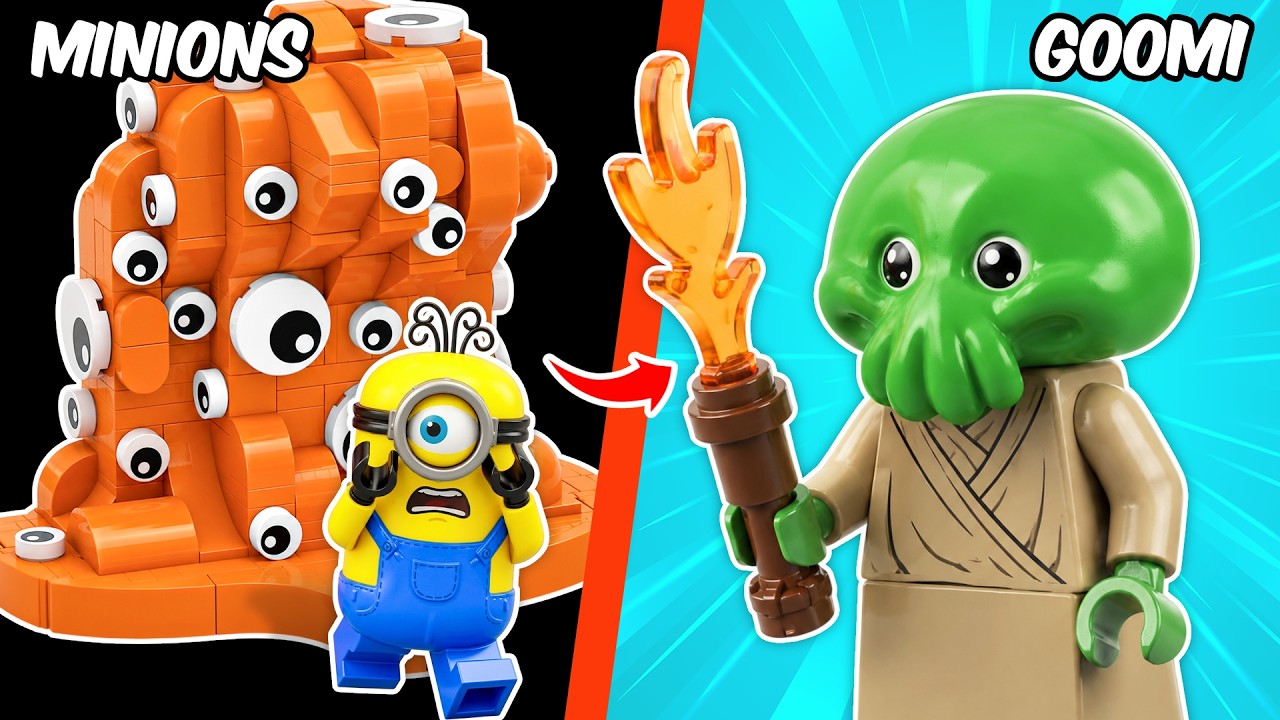 Odtworzyłem wszystkie postacie z MINIONK&Oacute;W w LEGO | BEAR Bricks Polish