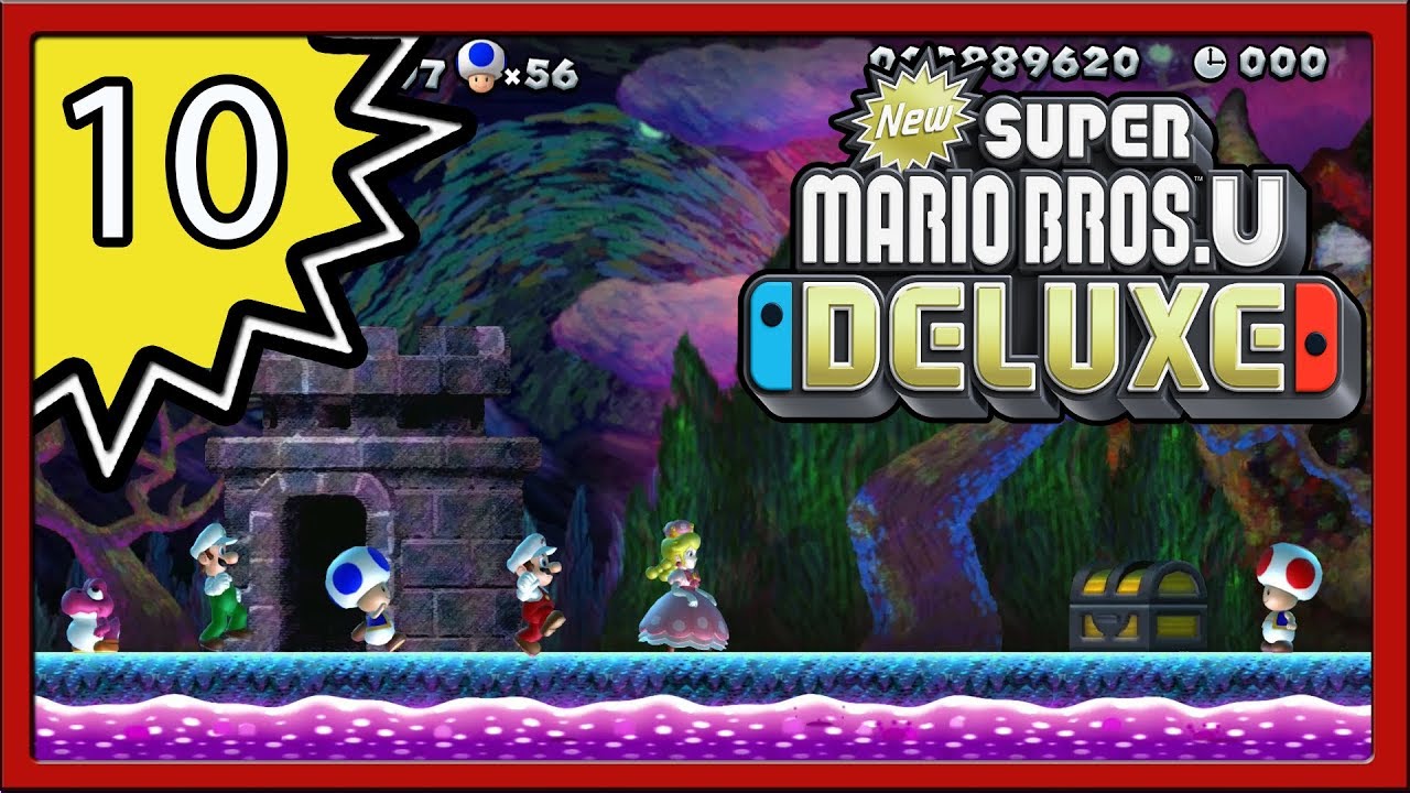 New Super Mario Bros. U Deluxe - Part 10 (4-Player)