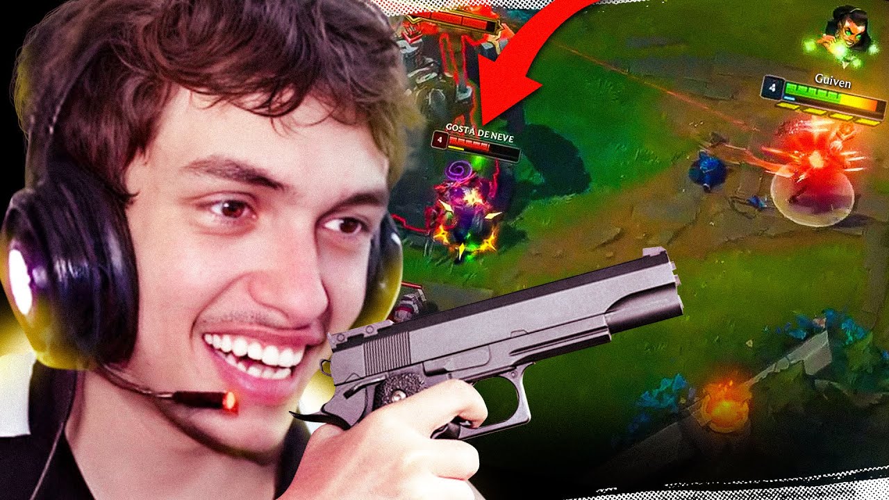 ENFRENTEI UM ZED SMURF NO MID E OLHA NO QUE DEU