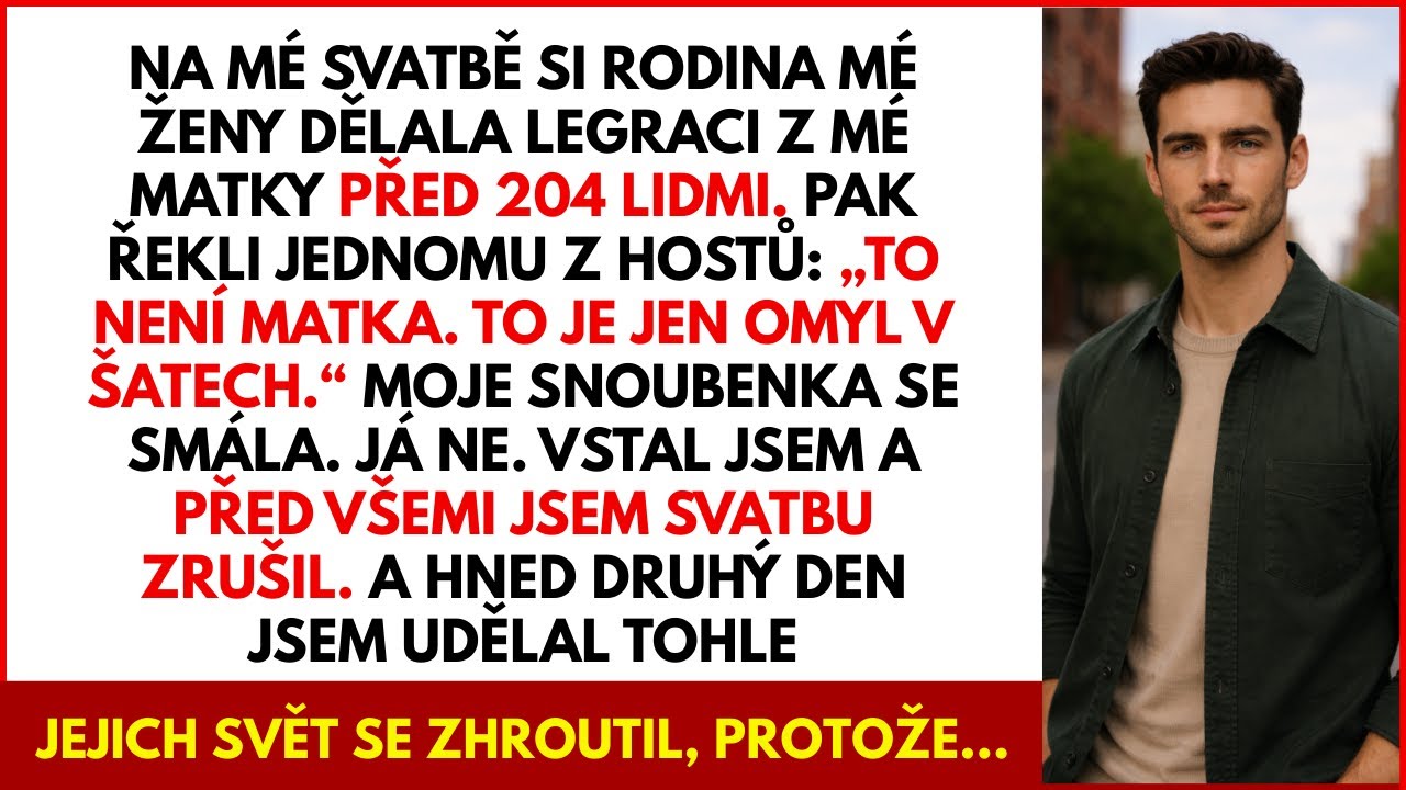 Moji tchánovci se posmívali mé mámě před 204 lidmi na mé svatbě… druhý den se jim zhroutil svět