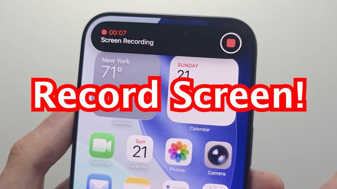 iPhone 17: как записать экран! (iOS 26)