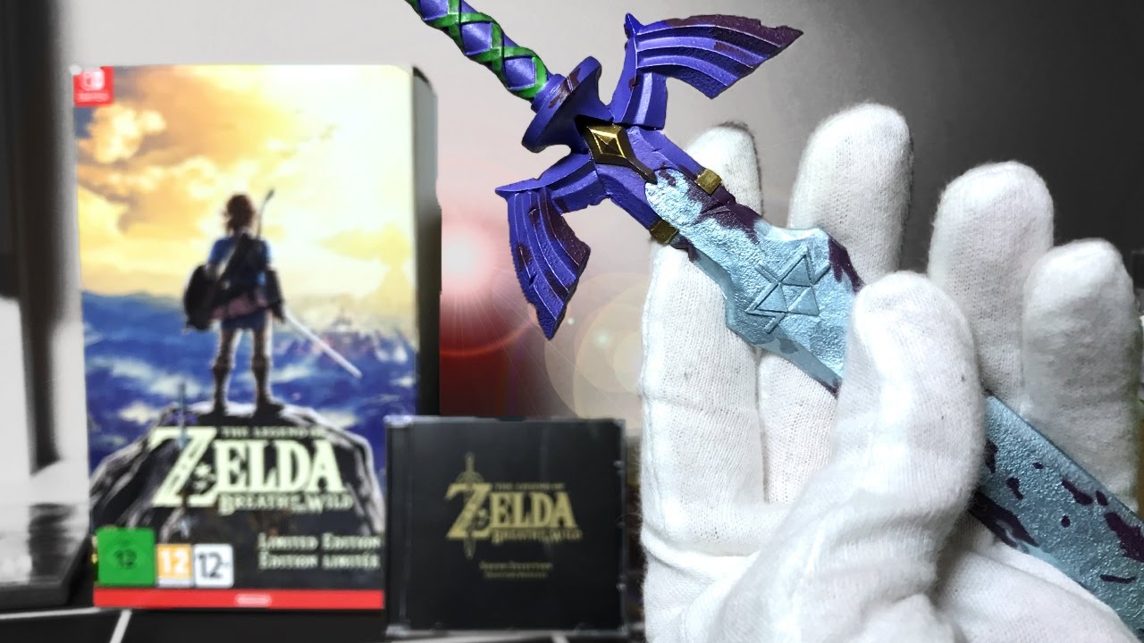 Zelda Breath of the Wild Limited Edition Unboxing (Nintendo Switch)