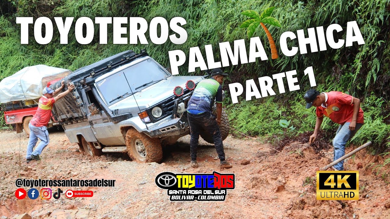 Toyoteros palma chica Parte 1 2024 I Santa rosa del sur #santarosadelsur #toyoteros #offroad #4x4