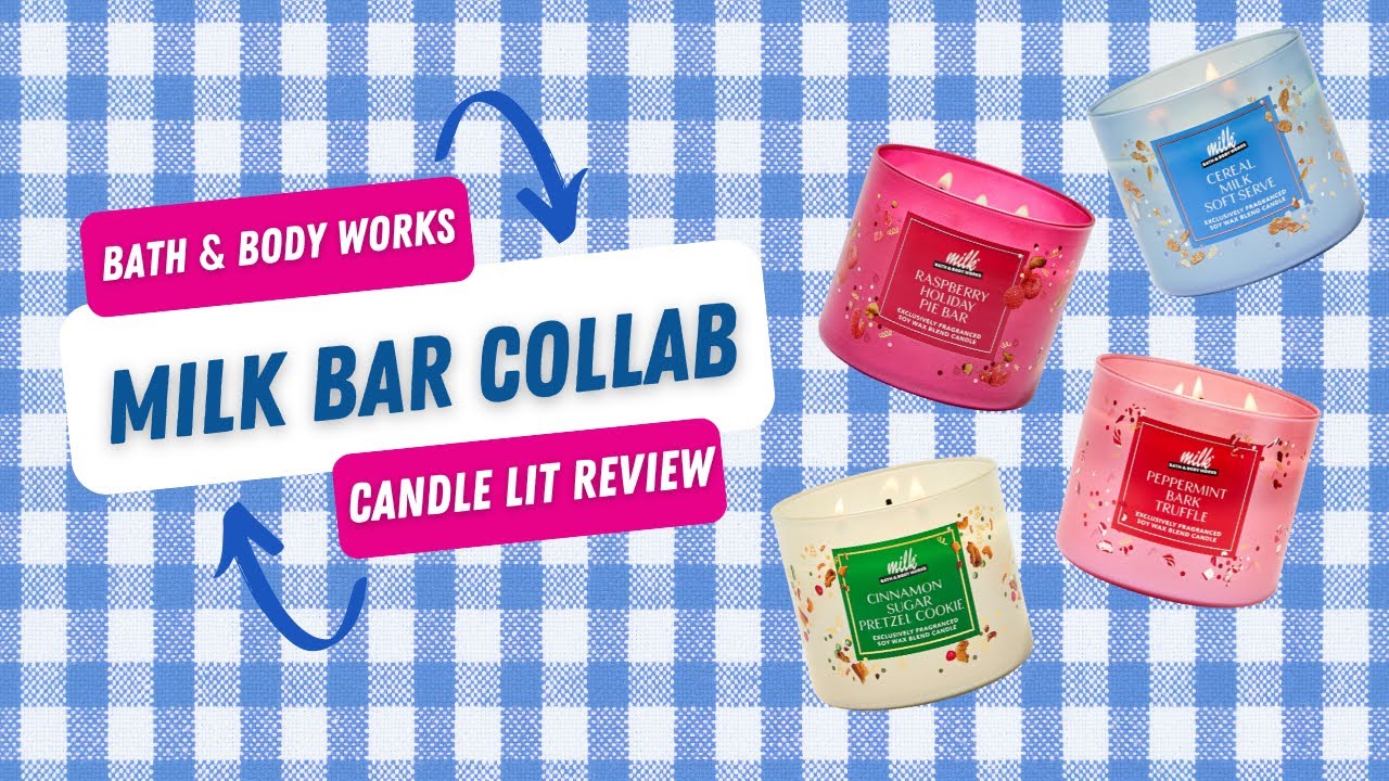 🔥 Обзор Lit: Обзор коллекции свечей Bath & Body Works x Milk Bar + Дегустация печенья Milk Bar! 🍪