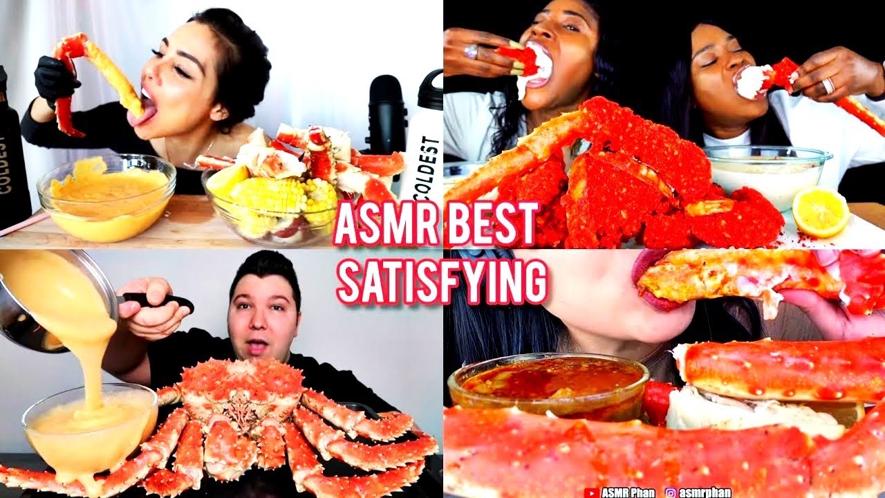 Mukbang King Crab OVERLOAD🦀 || ASMR Eating show • Mukbang compilation
