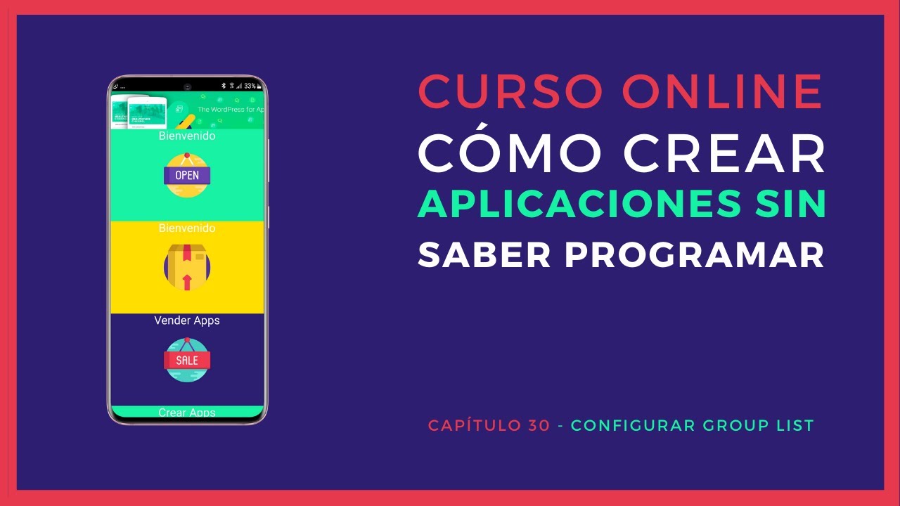 Crear apps sin c&oacute;digo - Cap&iacute;tulo 30 - Group List