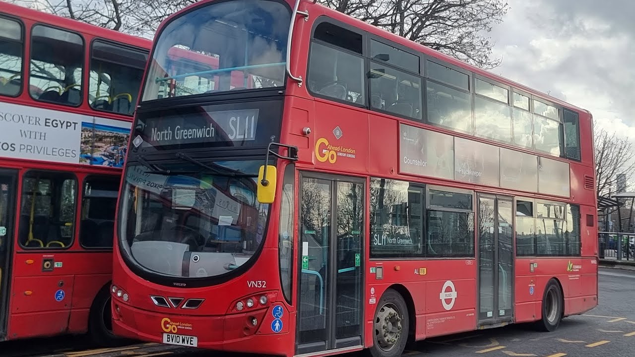 *Thrashy!!* Wright Eclipse Gemini 2 Volvo B9TL on Route SL11