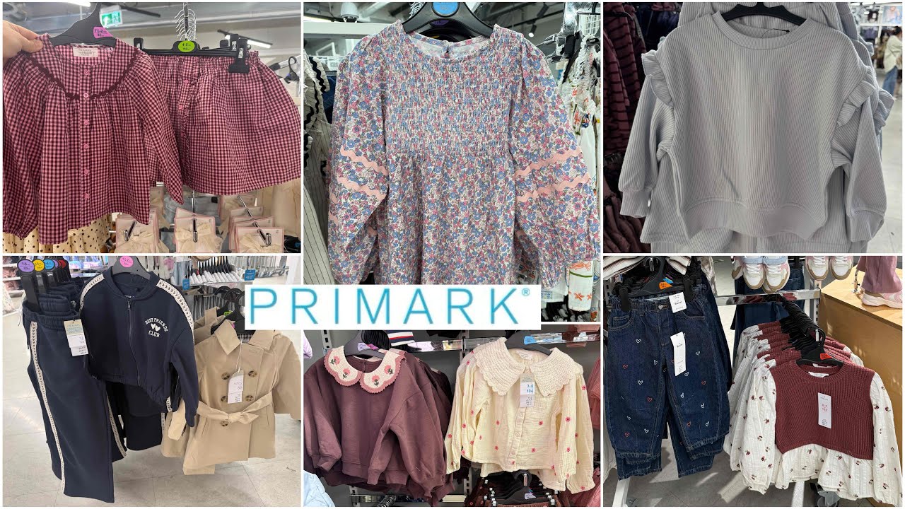 PRIMARK KIDS GIRLS CLOTHES AUTUMN NEW COLLECTION 2026