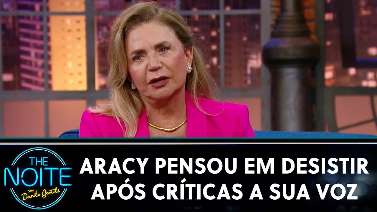 Aracy da Top Therm fala sobre as criticas em relação a sua voz | The Noite (02/01/24)