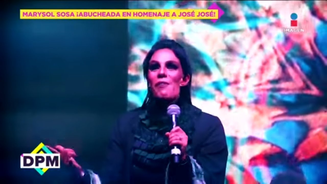 ¡Marysol Sosa ABUCHEADA en el homenaje a José José! | De Primera Mano