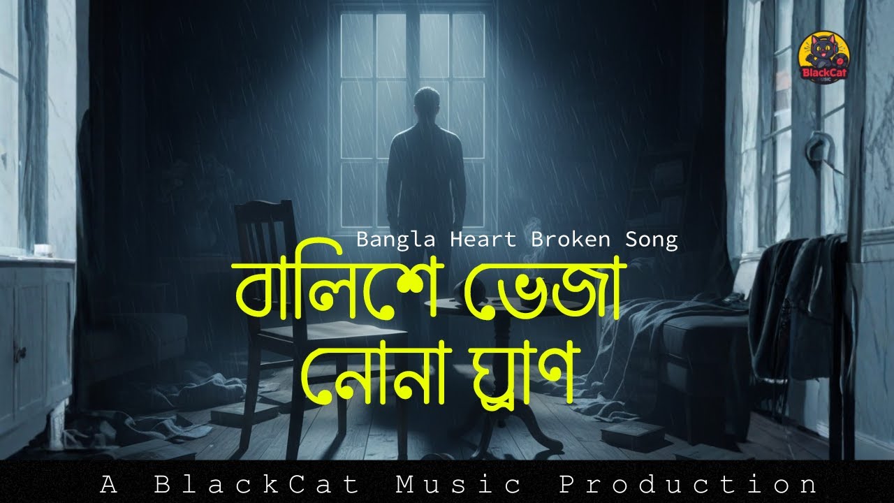 বালিশে ভেজা নোনা ঘ্রাণ - Balishe Veja Nona Ghran | Bangla Heart Broken Song | BlackCat Music