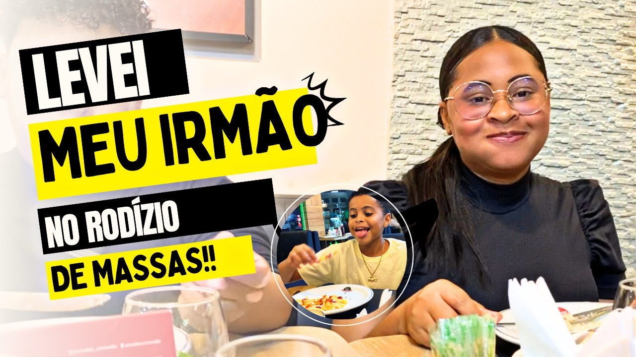 FUI NO RODÍZIO DE PIZZA E MASSAS!!