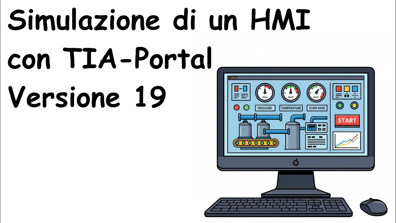 Simulazione di un pannello operatore con Siemens TIA Portal V19