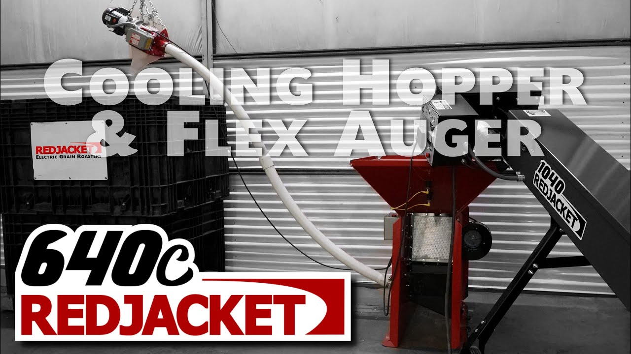 Redjacket Roasters Cooling Hopper & Flex Auger Preview