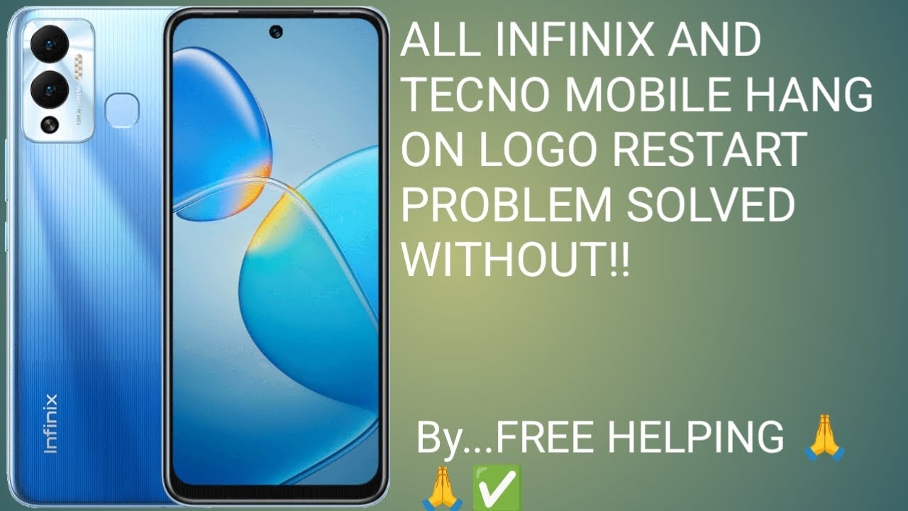 ALL INFINIX AND TECHNO HANG ON LOGO RESTART PROBLEM SOLVED WITH PC BILKUL FREE!! HANG ON LODO SOLVE!