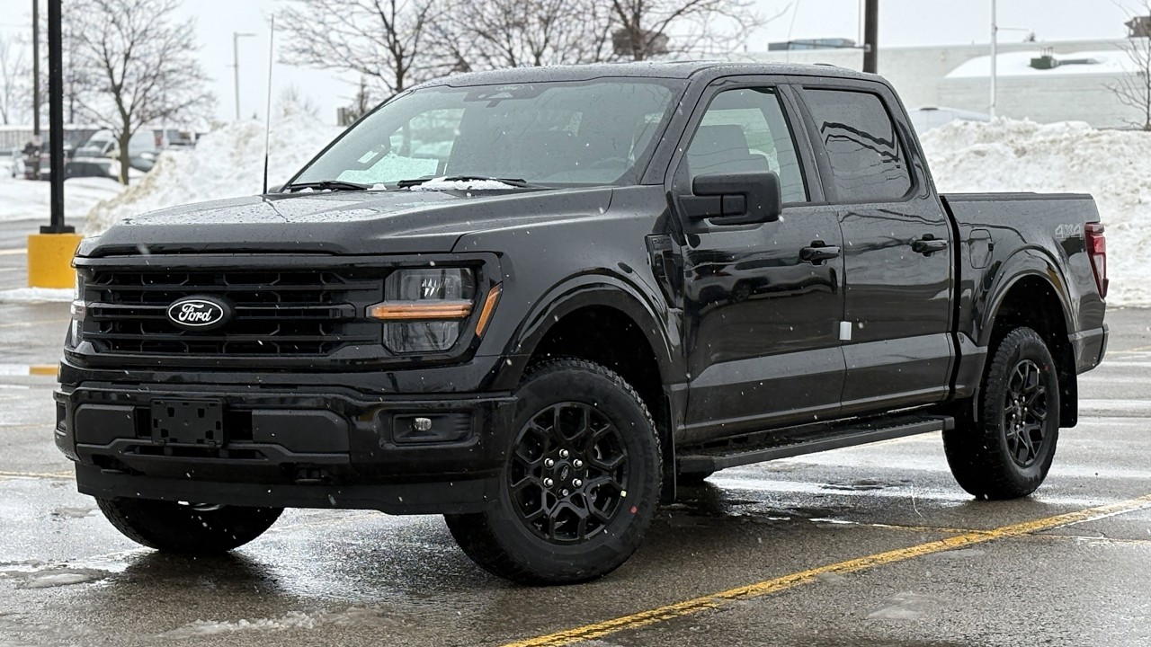 New 2026 Ford F-150 XLT in Agate Black Metallic | Barrie Ford